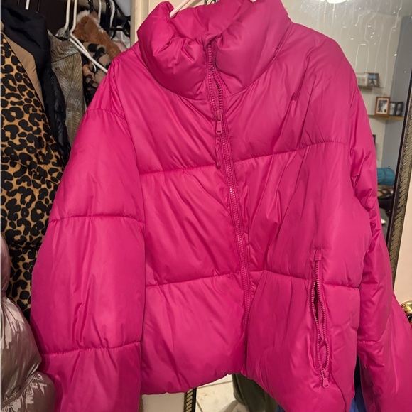 Old Navy Jackets & Blazers - Old Navy Fuchsia Puffer Jacket